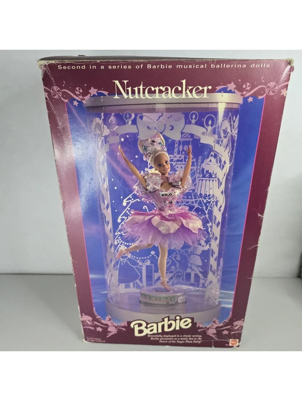1991 Nutcracker Barbie Second In Series Of Barbie Muscial Ballerina Doll